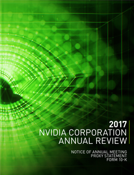 2017 Nvidia Corporation Annual Review