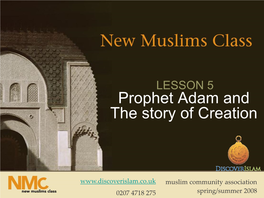 Prophet Adam and the Story of Creation