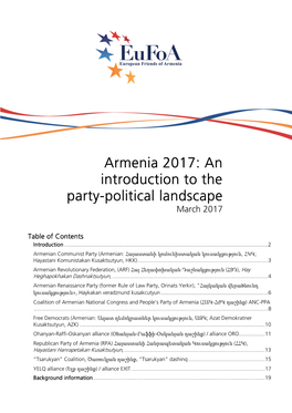 Armenia2017partypoliticallands