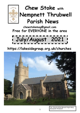 Chew Stoke with Nempnett Thrubwell Parish News July/August 2021