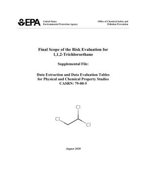 1,1,2-Trichloroethane Data Extraction And