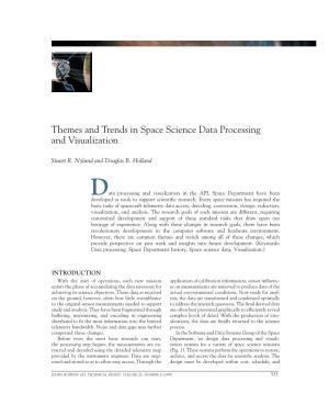 Themes and Trends in Space Science Data Processing and Visualization