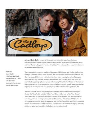 John and Cathy Cadley Are One of the Area's Most