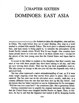 Llcnarrer Srxreen DOMINOES: EAST ASIA