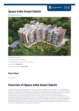 Space India Anant Sakshi by Space India