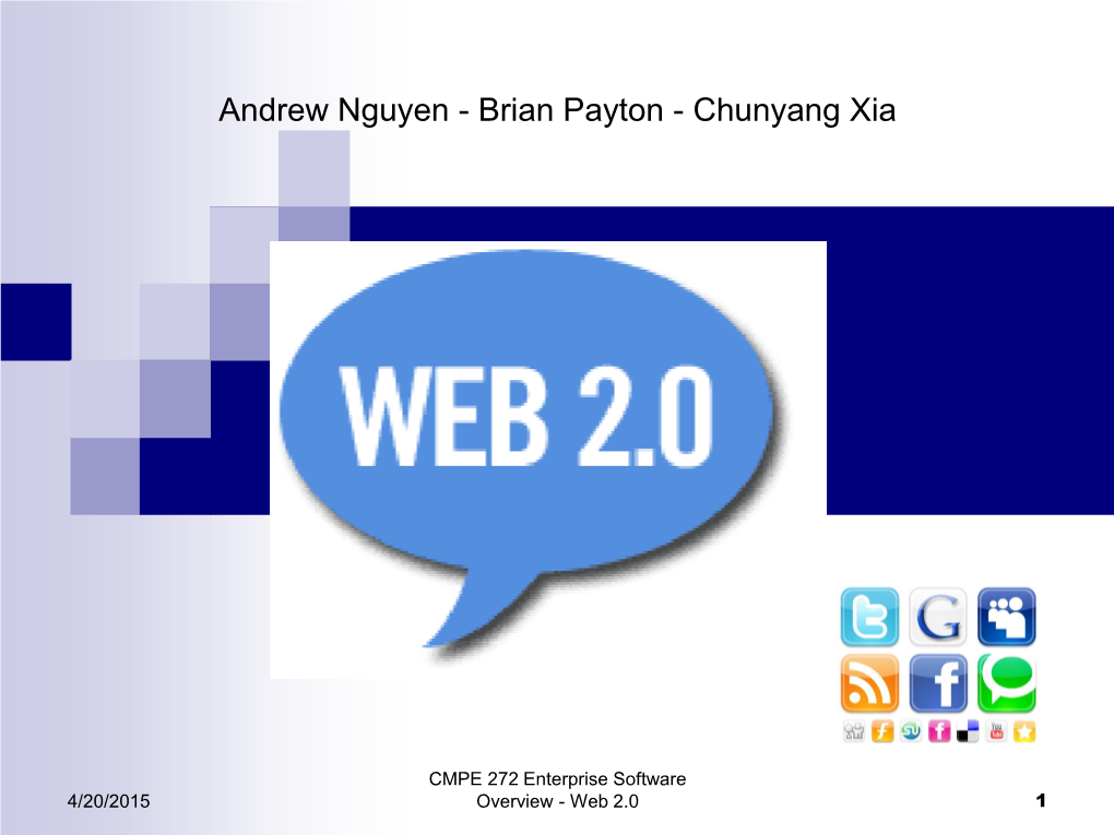Web 2.0 Intro