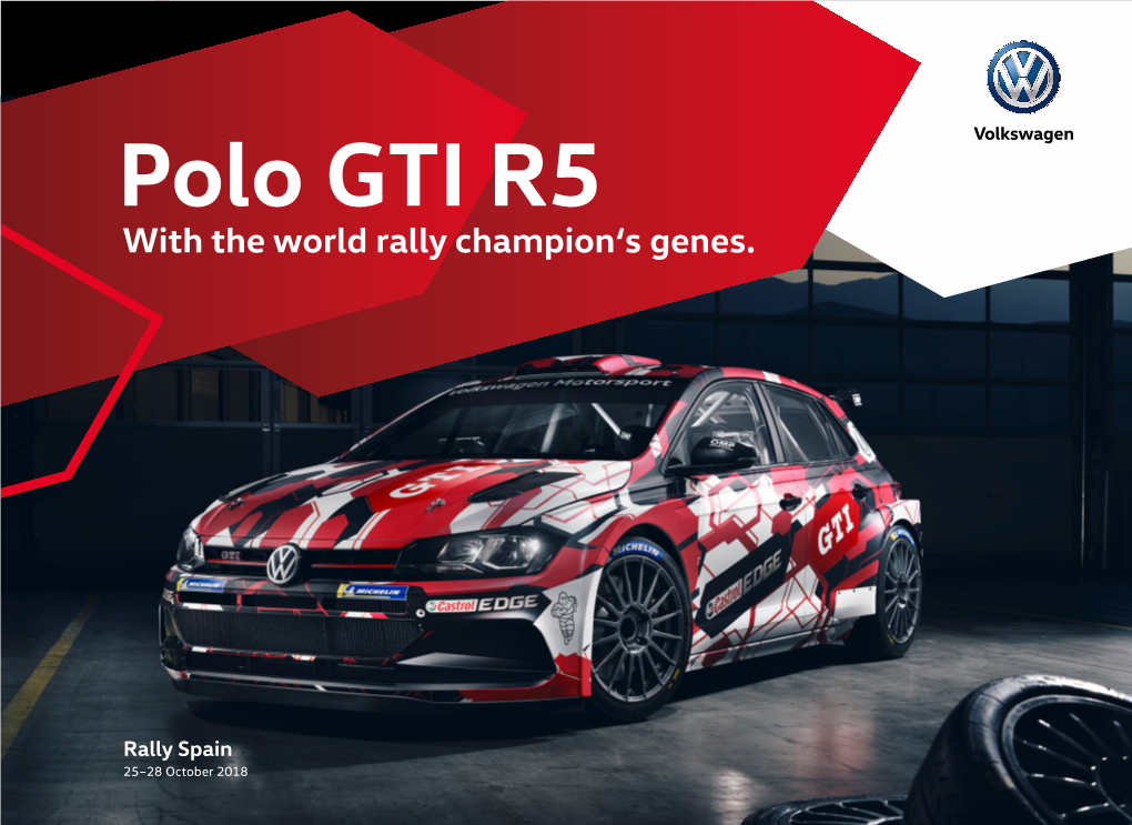 Polo GTI R5 with the World Rally Champion‘S Genes