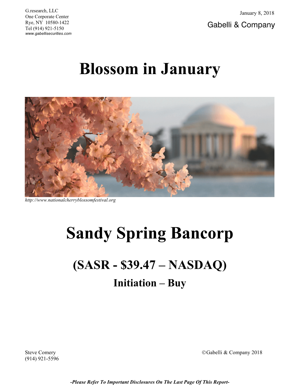 Sandy Spring Bancorp