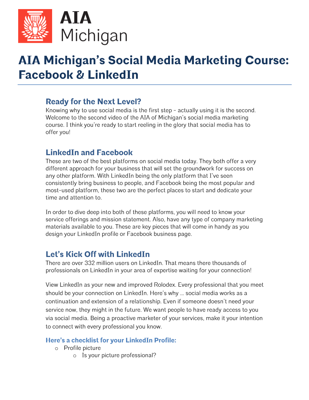 Social Media Marketing Course: Facebook & Linkedin