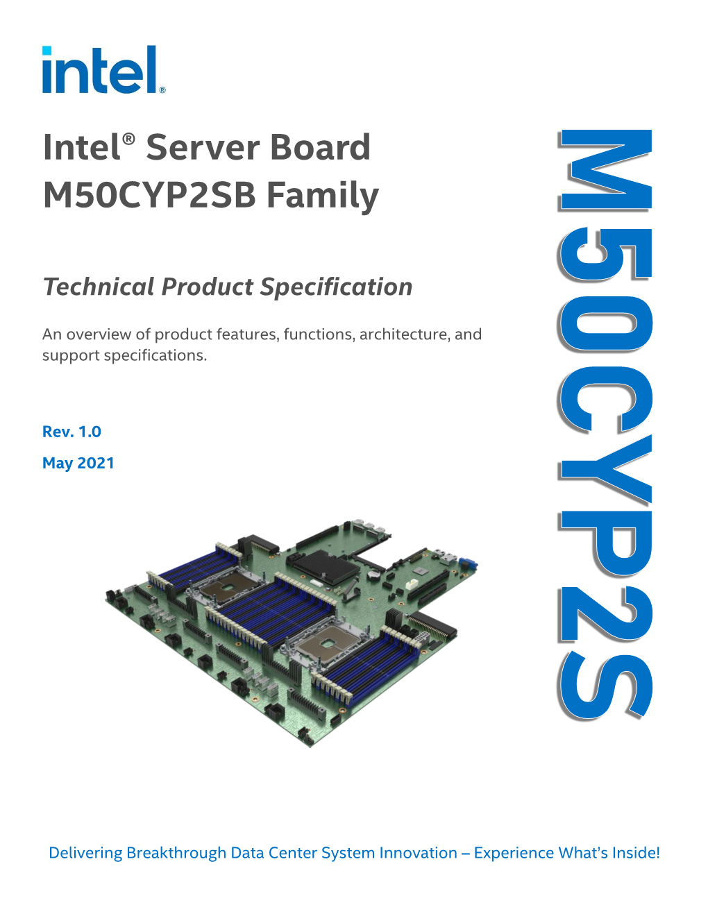 Intel® Server Board M50CYP2SB Product Family Technical Product