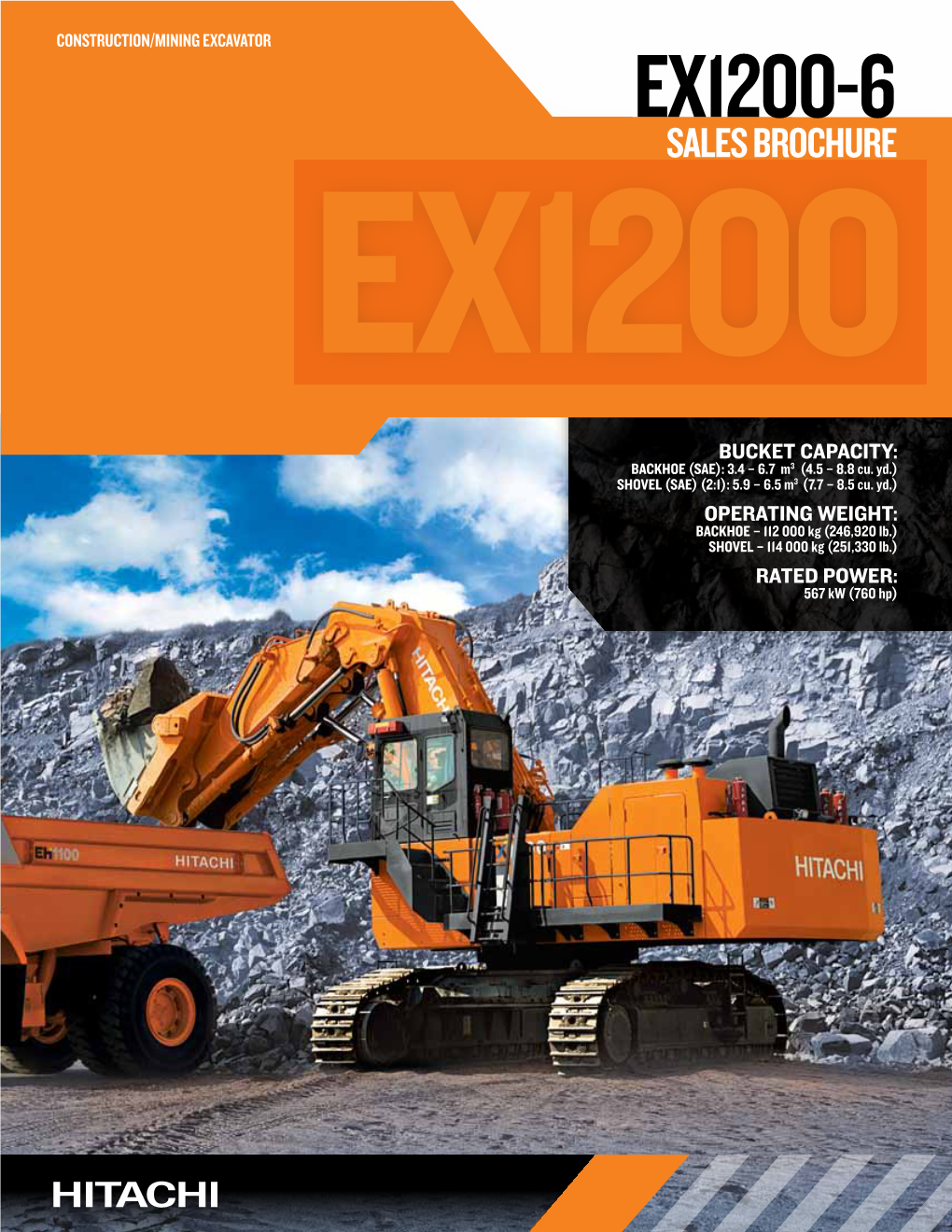 Ex1200-6 SALES BROCHURE EX1200