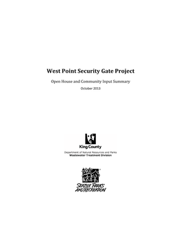 West Point Security Gate Project