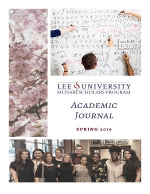 2018-2019 Mcnair Academic Journal
