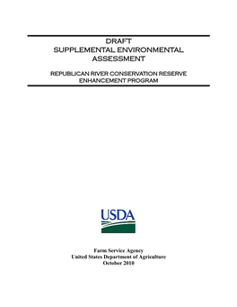 Draft Supplemental Environmental Assessment