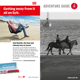 ADVENTURE GUIDE Getting Away from It All on Sylt