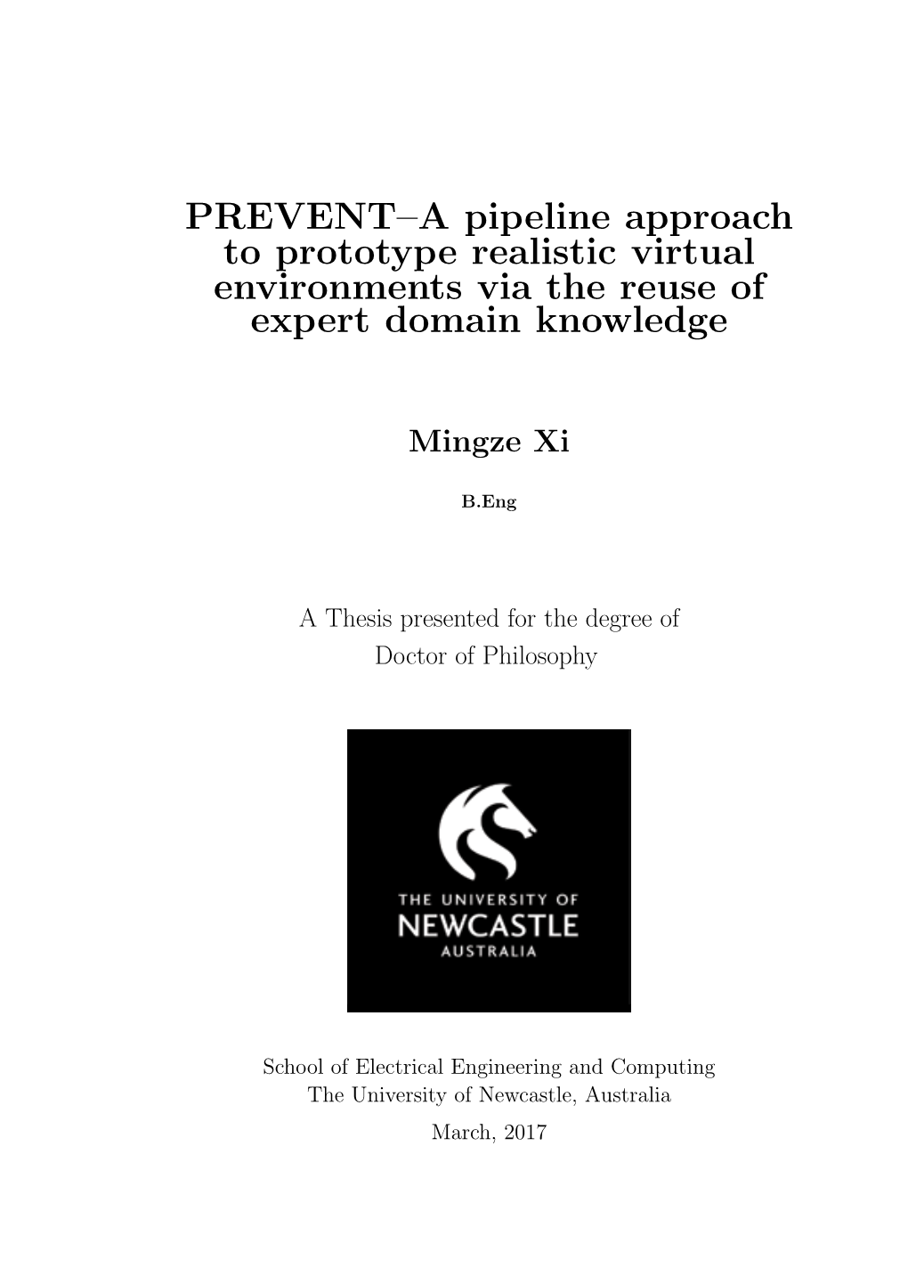 PREVENT–A Pipeline Approach to Prototype Realistic Virtual Environments Via the Reuse of Expert Domain Knowledge