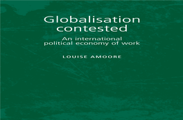 Globalisation Contested an International Political Economy of Work