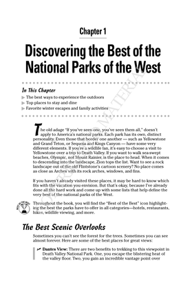 Discovering the Best of the National Parks of the West