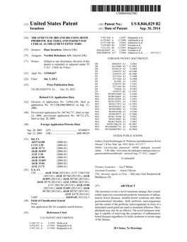 (12) United States Patent (10) Patent No.: US 8,846,029 B2 Israelsen (45) Date of Patent: Sep