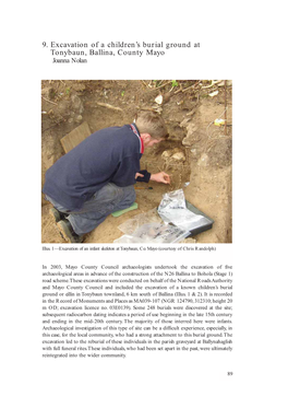 9. Excavation of a Children's Burial Ground at Tonybaun, Ballina