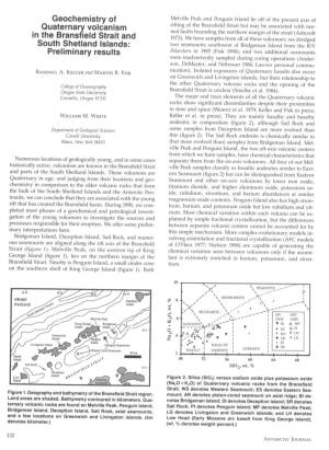 Geochemistry of Quaternary Volcanism in the Bransfield Strait