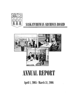 AMUAL REPORT April 1,2005-March 31,2006 Cover Photo Captions
