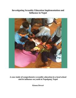 Investigating Sexuality Education Implementation and Influence in Nepal