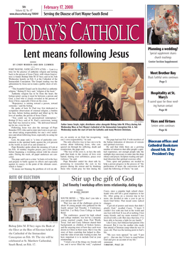 Lent Means Following Jesus Church Teachings Center Section Supplement by CINDY WOODEN and DON CLEMMER