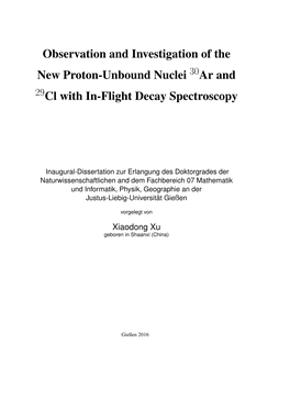 Observation and Investigation of the New Proton-Unbound Nuclei 30Ar and 29Cl with In-Flight Decay Spectroscopy