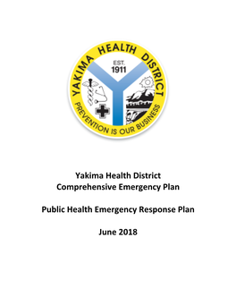 2018 YHD Emergency Response Plan