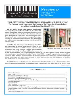 Spring 2014 Newsletter