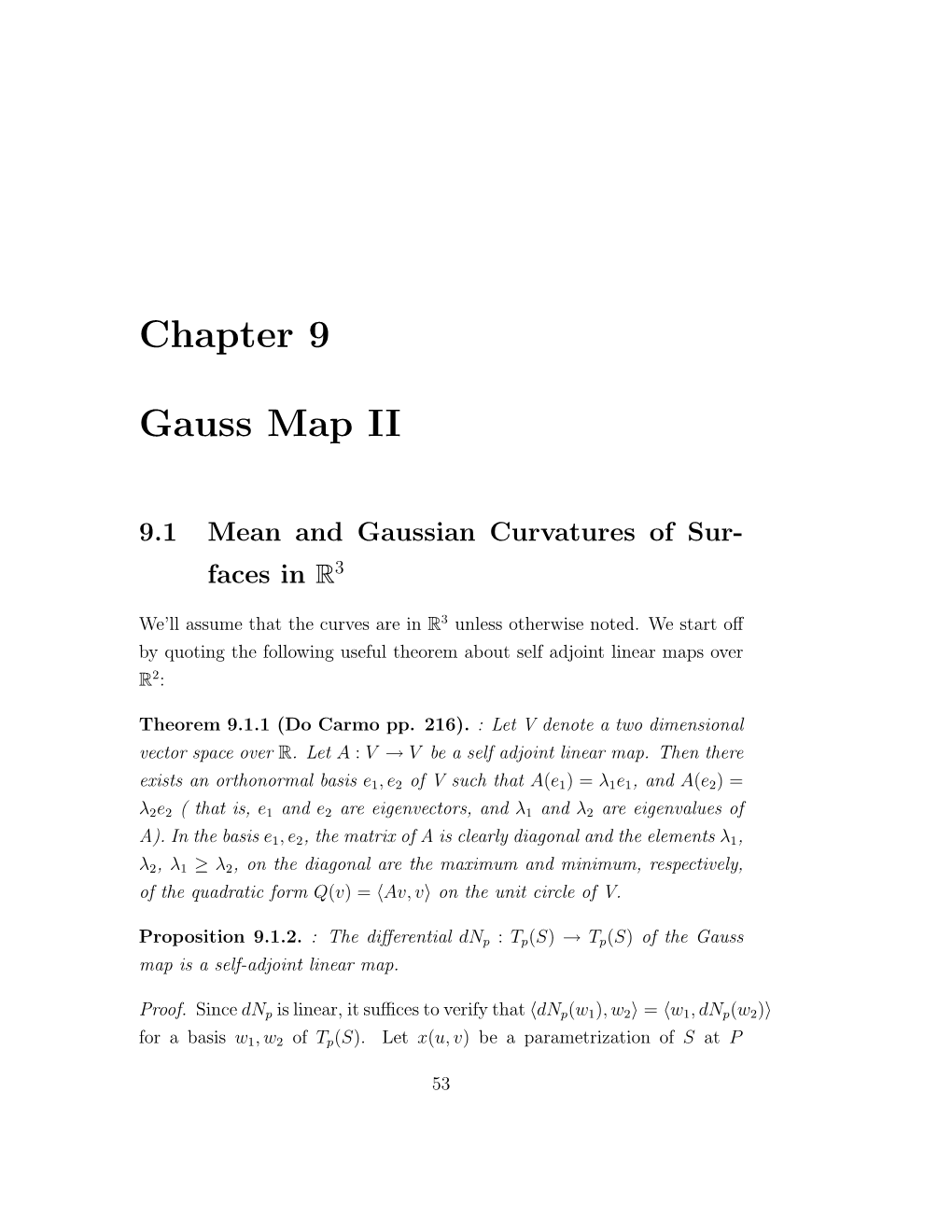 Chapter 9 Gauss Map II