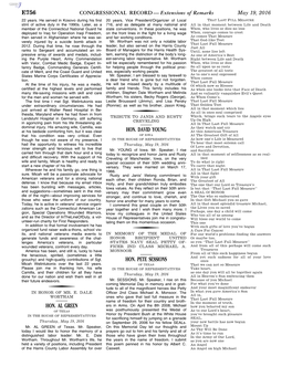 CONGRESSIONAL RECORD— Extensions Of