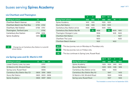 Buses Serving Spires Academy