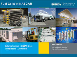 Fuel Cells at NASCAR