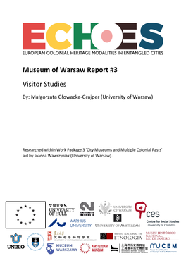 Museum of Warsaw Report #3 Visitor Studies