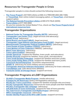 Trans Resources