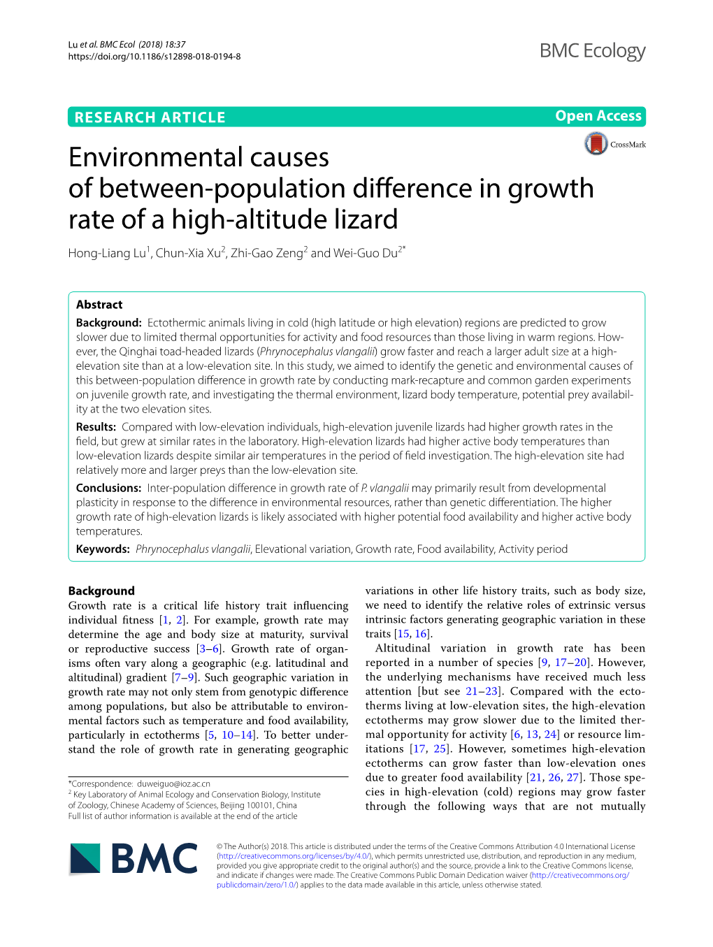 Environmental Causes of Between-Population Difference In