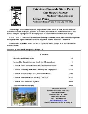 Lesson Plans______Northshore Industry and Home Life 1885-1935