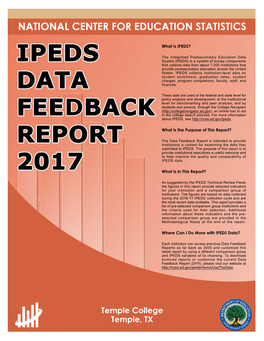 IPEDS Data Feedback Report 2017