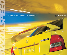 2003.5 Mazdaspeed Protege Brochure