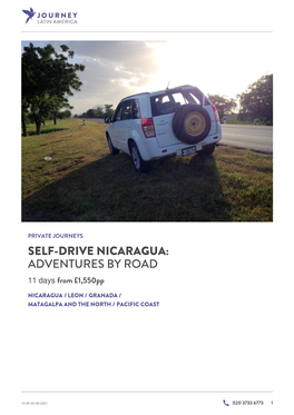 Self-Drive Nicaragua
