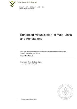 Enhanced Visualisation of Web Links and Annotations