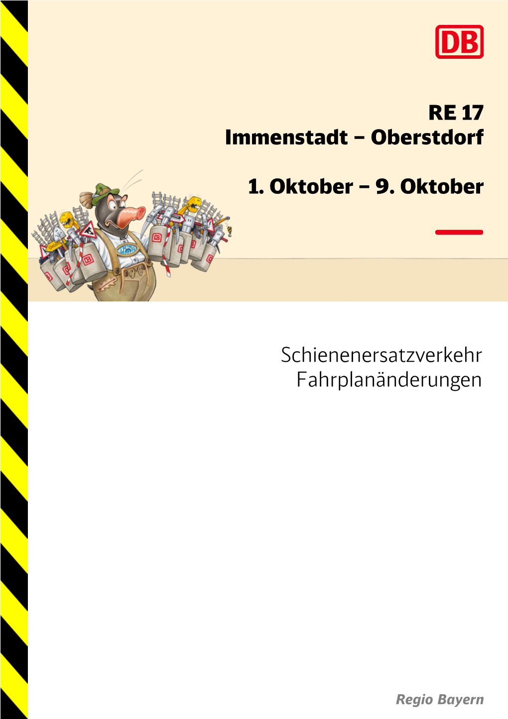 RE 17 Immenstadt – Oberstdorf 1. Oktober