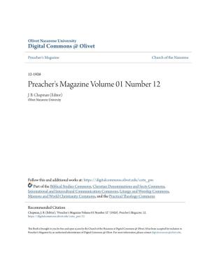 Preacher's Magazine Volume 01 Number 12 J