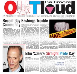 Recent Gay Bashings Trouble Community