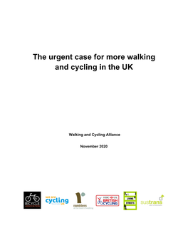 The Urgent Case for More Walking and Cycling in the UK