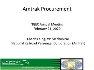 Amtrak Procurement