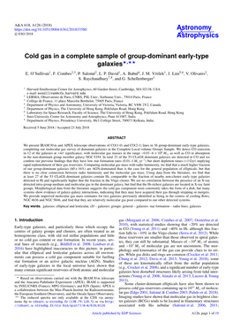 Cold Gas in a Complete Sample of Group-Dominant Early-Type Galaxies?,?? E