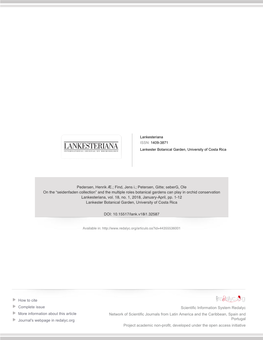 How to Cite Complete Issue More Information About This Article Journal's Webpage in Redalyc.Org Scientific Information System Re